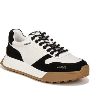 Sam Edelman Layla Suede & Nylon Lace-Up Sneakers size 8